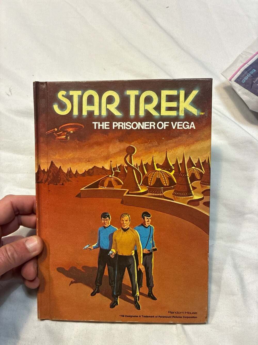 Vintage 1977 Star Trek: The Prisoner of Vega Hardcover Children's Book